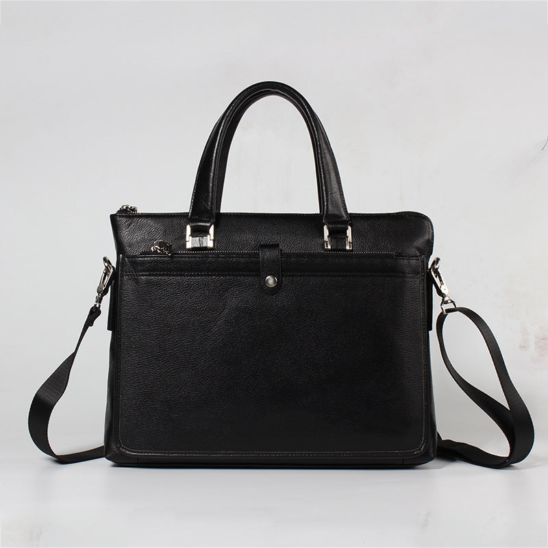 Leather Briefcase for Men, Crossbody Bag
